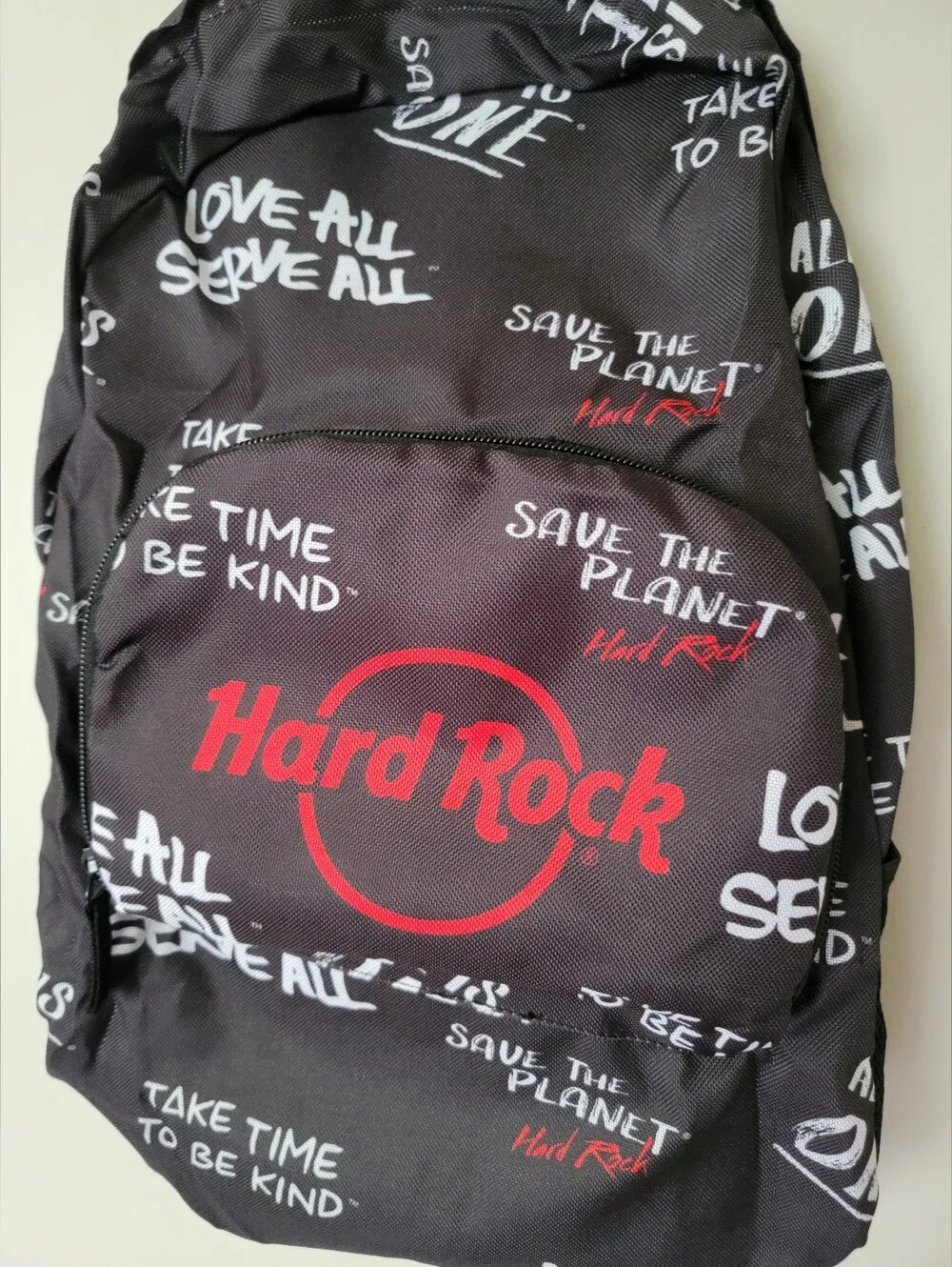 Hard Rock Cafe Love All Serve All Graffiti Packable Backpack